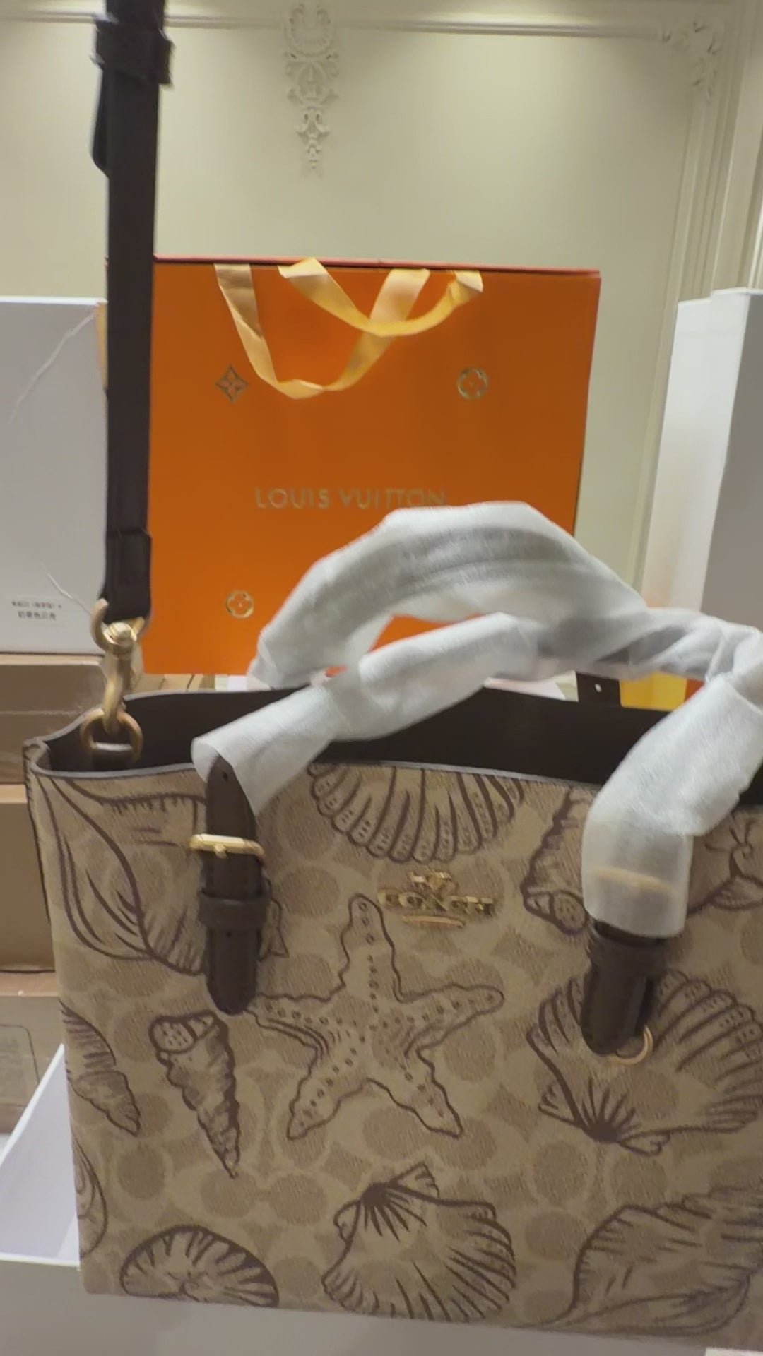 Coach Mollie Tote (25) Seashell