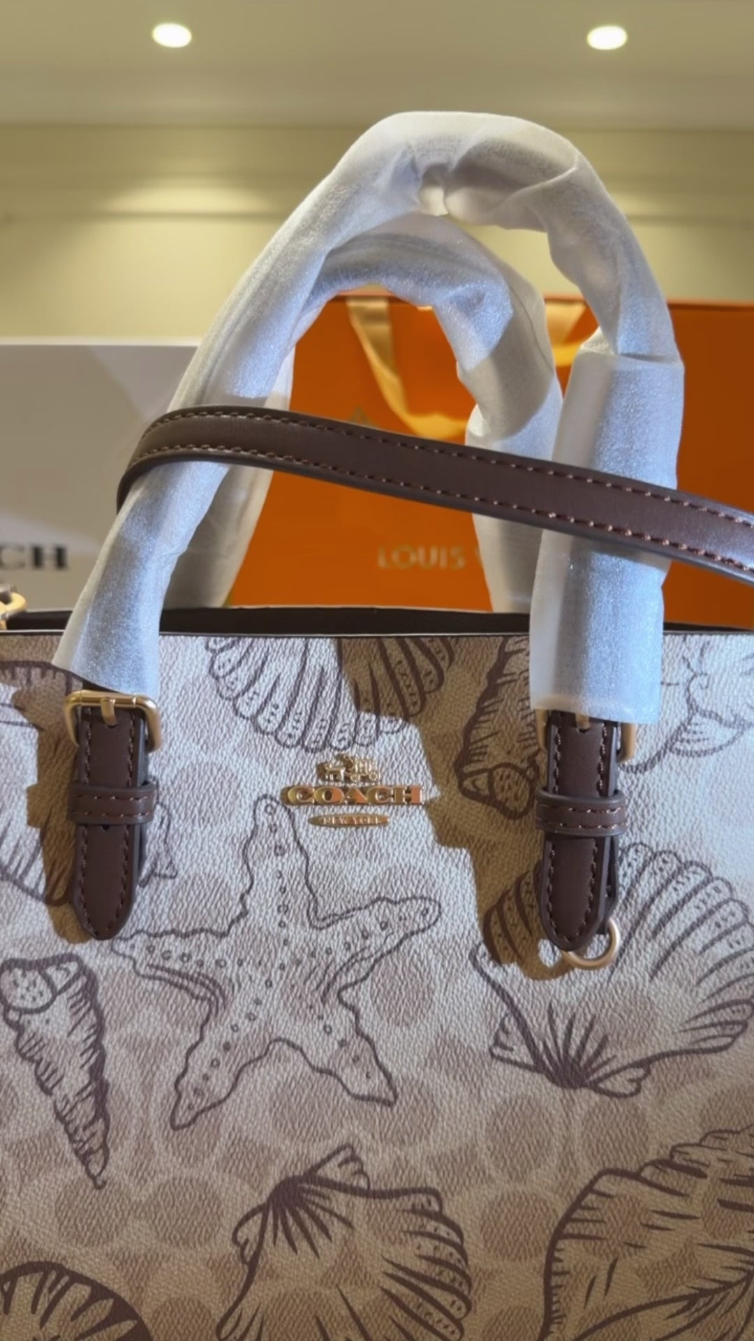 Coach Mollie Tote (25) Seashell