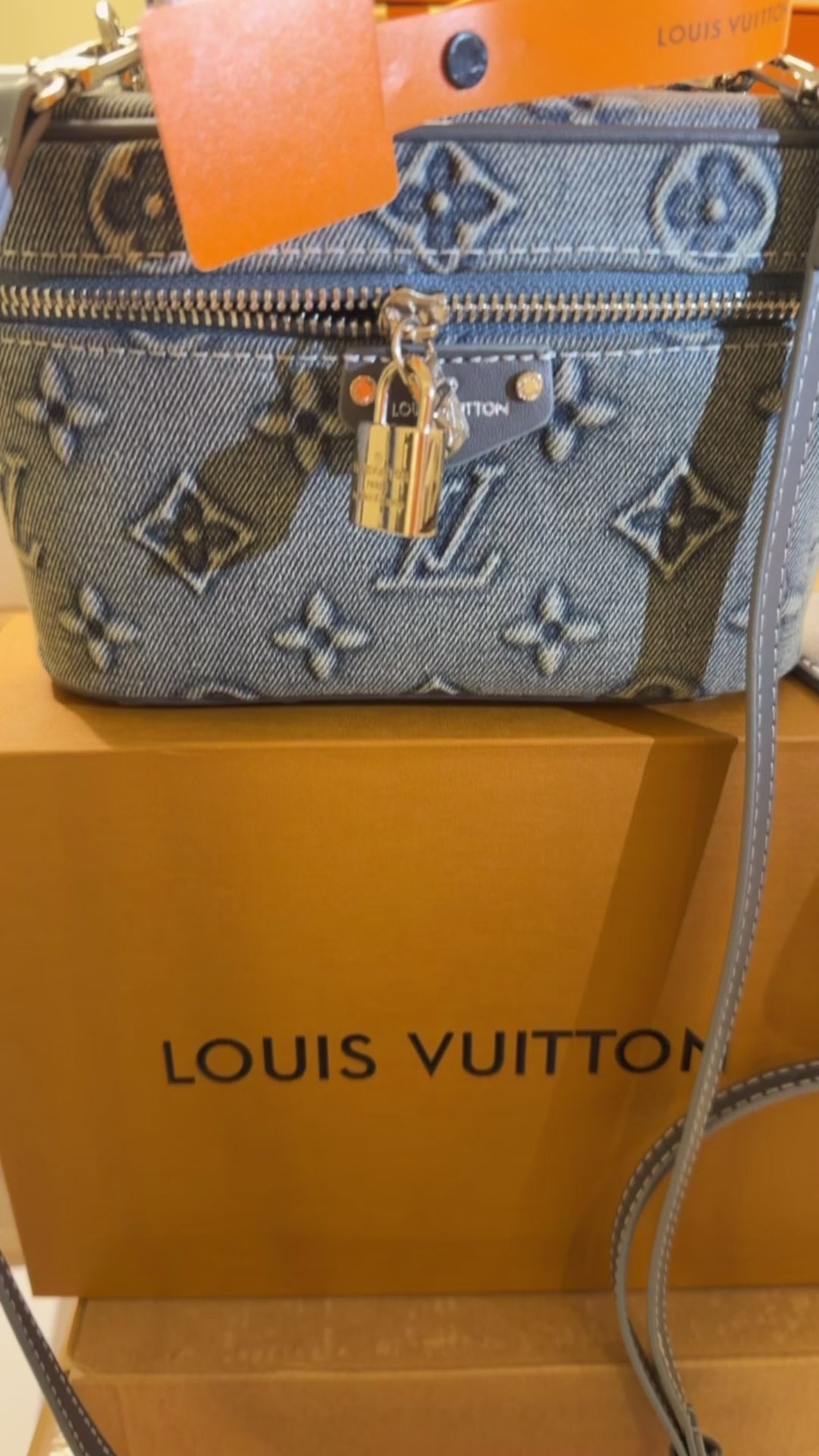 LV Demin Vanity Bag