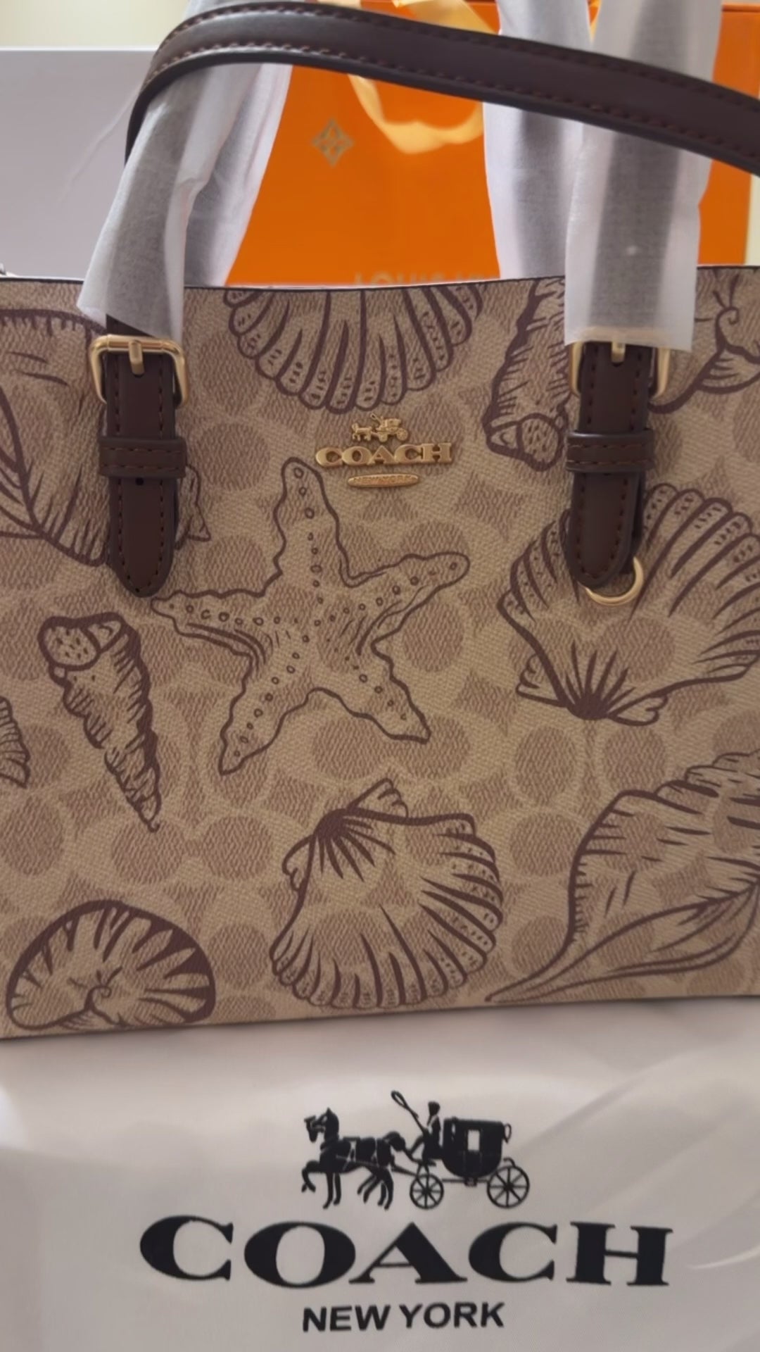 Coach Mollie Tote (25) Seashell